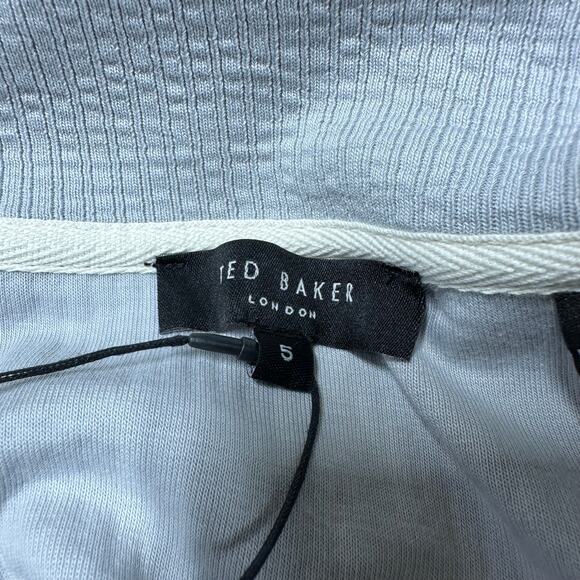 Ted Baker NWT Hvar Zip Through Cotton Blend Sweater Grey Men's Size 5 (US XL) - Picture 4 of 10